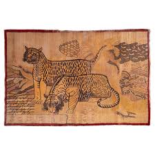 chinese khotan tiger rug
