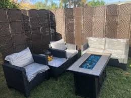New Patio Furniture Set With Fire Table