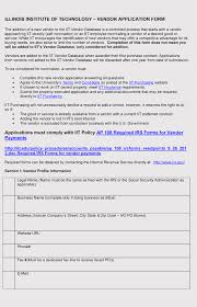 9 Printable Blank Vendor Registration Form Templates For