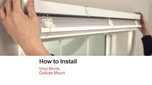 bali blinds how to install vinyl