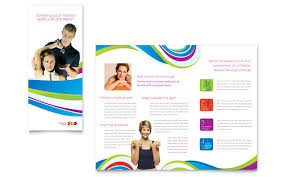 Personal Trainer Brochure Template Design