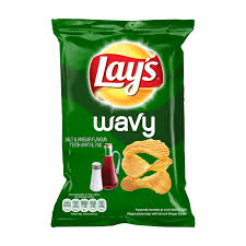 lays wavy ridged potato crisps chips
