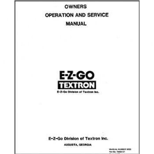 1991 94 Ezgo Marathon Oem Service Manual