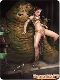 NSFW uncensored sci fi Star Wars hentai porn art of Jabba the Hut fucking  Princess Leia up the ass in xxx parody. - Hentai NSFW