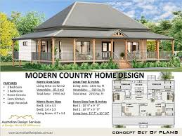 1231sq Feet Country 2 Bed House Plans