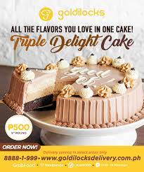 Goldilocks Cake Triple Delight Price gambar png