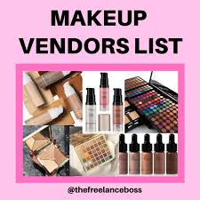 makeup vendors list by the