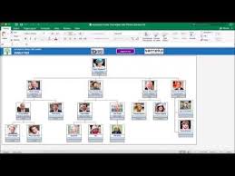 Family Tree Maker With Photos Automatic Excel Template