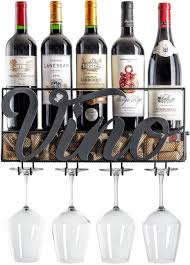 wall mounted wine rack wine gifts for
