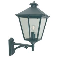 Outdoor Wall Uplight Lantern Black