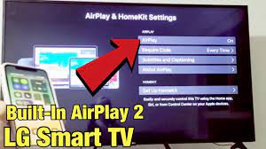 lg smart tv how to turn airplay 2 on