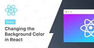 changing the background color in react