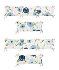 navy blue and pink watercolor fl
