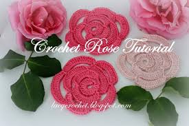 Lacy Crochet Crochet Rose Tutorial