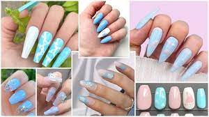 65 cute baby blue nails design perfect