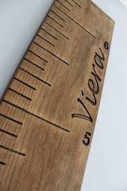 Personalized Growth Chart Wood Vintage Wooden Girl Best