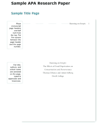 Example Of Table Contents Book Efficient Word Template Apa Format