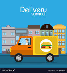food delivery service royalty free