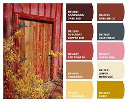 The Red Barn Door Color Palette