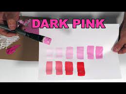 Dark Pink Colour With Paint Easy