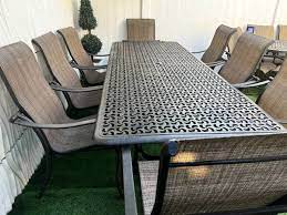 Chairs Metal Outdoor Patio Dining Table