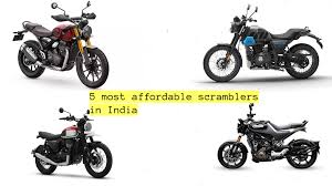 top 5 scrambler bikes in india bike