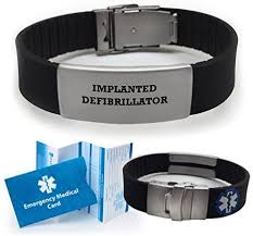 • for our patients with cancer, our medical cards are $29. Amazon Com Implanted Defibrillator Medical Alert Id Bracelet For Men And Women Health Household