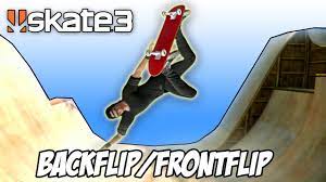 skate 3 backflip frontflip tutorial