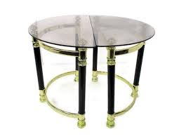 Two Side Coffee Wine End Tables Chrome