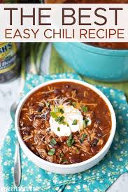 easy chili recipe with ground beef