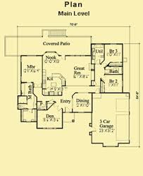 house plans for contemporary 3 bedroom home