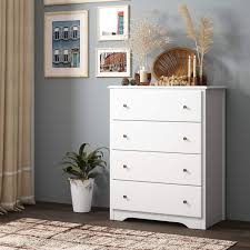 Glam silverdistressed white dresser this elegant chest and drawers in magnificent silver color will be a distinguish furniture for your refinished dresser using old white chalk paint. Living Room Hallway Modern Chest Of Drawers White Entryway Homecho Dresser With 4 Drawers Closet Functional Organizer With Solid Wood Frame For Bedroom Dresser Chest With Wide Storage Space Furniture Home