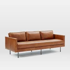 axel leather sofa 60 89 west elm