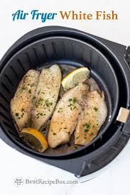 Healthy air fried snapper fish gravy 1. Air Fryer White Fish White Fish Garlic Lemon Pepper Best Recipe Box