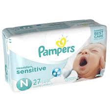 Pampers Swaddler Sensitive S0 Jumbo White Products In