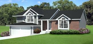Frequently you will find living and dining areas on the main level with bedrooms located on an upper level. Split Level House Plans 84 Lumber