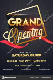 Grand Opening Invitation Examples Grand Opening Flyer Or