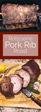 how to make a rotisserie pork rib roast