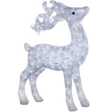 Start exploring these lowes outdoor christmas decorations deer now and choose between a comprehensive category of products made exclusively for you to add more excitement to holiday celebrations. Werchristmas Large Acrylic Pre Lit Reindeer Christmas Decoration 200 White Led Lights 75cm Buy Online In Burundi At Burundi Desertcart Com Productid 83134068