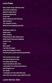 love poem poem by leslie marmon silko