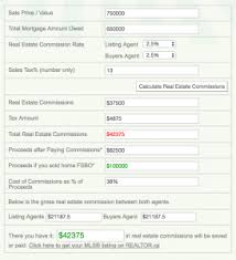 Real Estate Commission Calculator Excel Under Fontanacountryinn Com