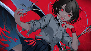 anime red eyes wallpaper 8k ultra