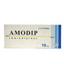 Amlodipine in mild and moderate hypertension: Amodip Tablet Amlodipine Besylate 10mg
