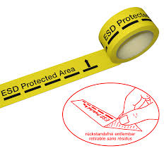 dissipative marking tape for esd areas