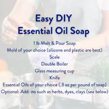 easy diy essential oil soap revive