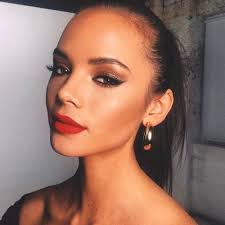 red lips prom makeup ideas ecemella