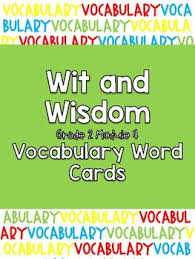 Wit And Wisdom Grade 2 Module 4 Vocabulary Cards