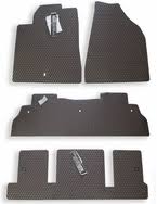 buick enclave floor mats 3 row set