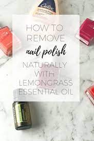 how to remove nail polish naturally