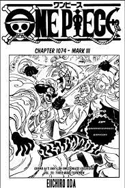 One Piece Chapter 1074 — Full RAWS : r/OnePieceSpoilers